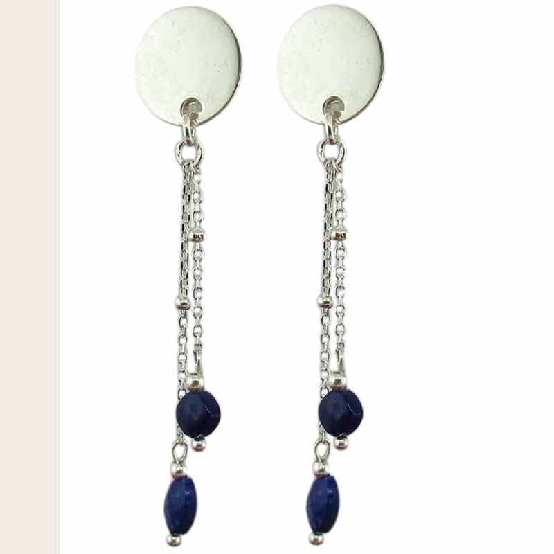 Clip - Oder Spike-Ohrring Aus 925Er Silber, Mondstein-Ohrring, Lapislazuli, Onyx, Silberohrring, Geschenk-Clip-Ohrring von ClipchicCreations