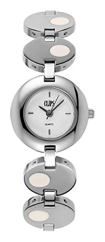 Clips Damen Analog Uhr mit Metall Armband von Clips