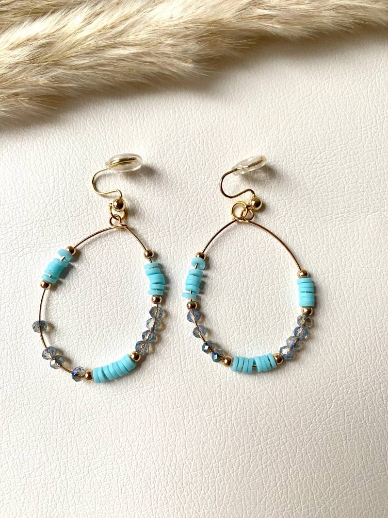 Ohrclips Grün, Elegant Und Gefertigt, Schlicht Fashion #25 von ClipsOnlyBoutique