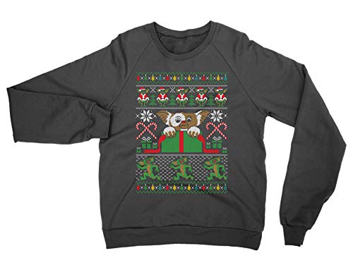 Clique Clothing Gremlins Movie Christmas Sweatshirt (Black, S) von Clique Clothing