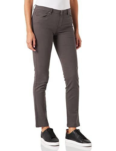 CliQue Damen 5 Pocket Ladies Cargo Trouser Pant Hose, Grau (Pistol), W36 (Herstellergröße: XXL) von Clique