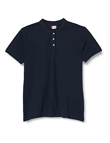 CliQue Damen Premium Polo Shirt Polohemd, Blau (Dunkles Marineblau), Large von Clique