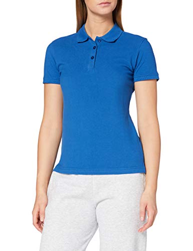 CliQue Damen Regular Fit Poloshirt,Blue (Royalblue), 38 EU (Herstellergröße:Medium) von Clique