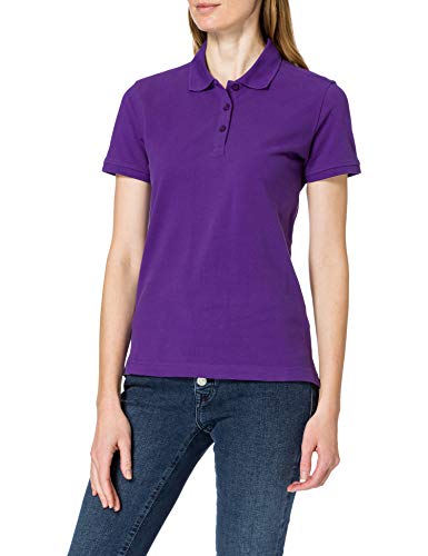 CliQue Damen Regular Fit Poloshirt,Purple (Bright Lilac), 40 EU (Herstellergröße:Large) von Clique