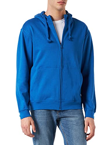 CliQue Herren Basic Full Zip Hoody Kapuzenpullover, Blickdicht, Blau (Königsblau), L von Clique
