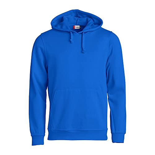 CliQue Herren Basic Kapuzenpullover, Blau (Royalblau), M von Clique