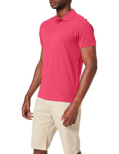 CliQue Herren Classic Lincoln Polo Polohemd, Rosa (hellkirschfarben), L von Clique