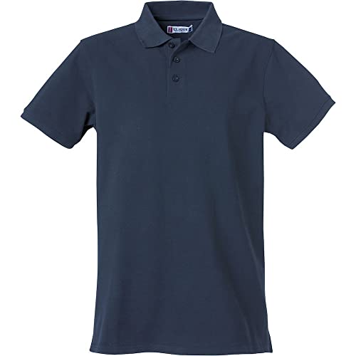 CliQue Herren Heavy Premium Polo Poloshirt, Blau (Dark Navy 580.0), XXL von Clique