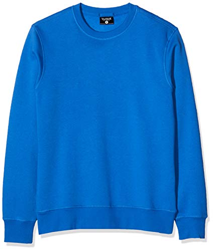 CliQue Herren Roundneck Classic Sweatshirt, Blau (Königsblau), L von Clique