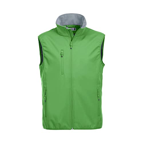 CliQue Herren Softshell Vest Gilet Outdoor Weste, Grün (Apfelgrün), L von Clique