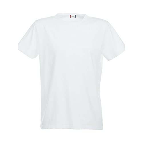 CliQue Herren Stretch T-Shirt, weiß, L von Clique