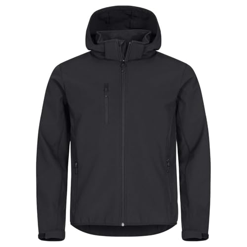 CliQue - Softshelljacke Classic – Herren, Schwarz , L von Clique