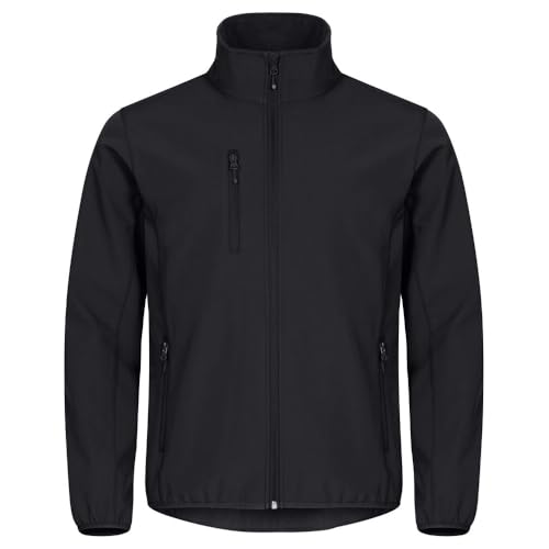 CliQue - Softshelljacke Classic – Herren, Schwarz , M von Clique