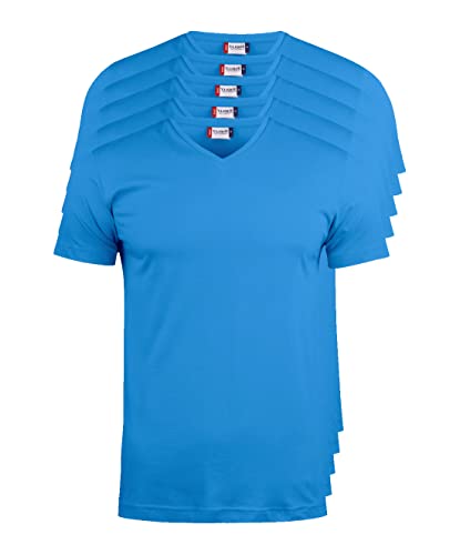 CliQue Unisex 029035-55-3 T-Shirt, königsblau, XS von Clique