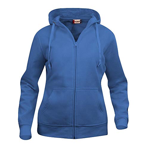 Clique - Damen Kapuzen Sweatjacke 'Basic Hoodie' / royalblau (55), L von Clique