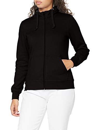 Clique - Damen Kapuzen Sweatjacke 'Basic Hoodie' / schwarz (99), L von Clique