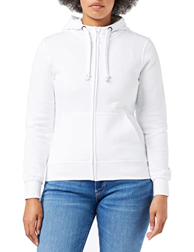 Clique - Damen Kapuzen Sweatjacke 'Basic Hoodie' / weiß (00), XL von Clique