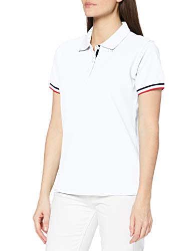 CliQue Damen Newton Ladies Polo Polohemd, weiß, Small von Clique