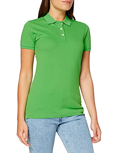 CliQue Damen Premium Polo Shirt Polohemd, Grün (Apfelgrün), X-Large von Clique