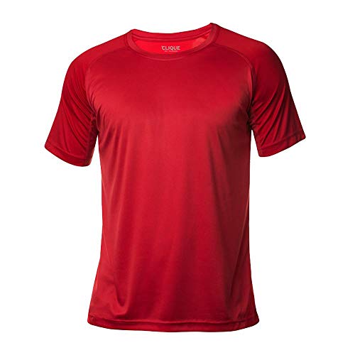 Funktionelles Laufshirt für Herren, hohe Sichtbarkeit, fluoreszierend, CQ029338, 29338, 29338 56 von Clique