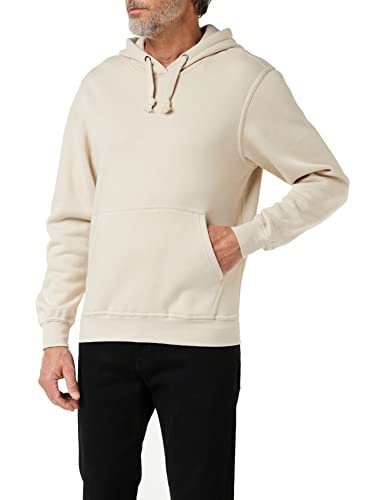 CliQue Herren Basic Kapuzenpullover, Beige (helles Khaki), M von Clique