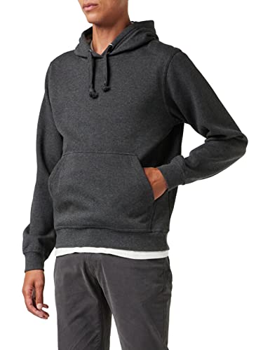 Clique Herren Basic Kapuzenpullover, Grau (Anthrazit Melange), XXXL von Clique