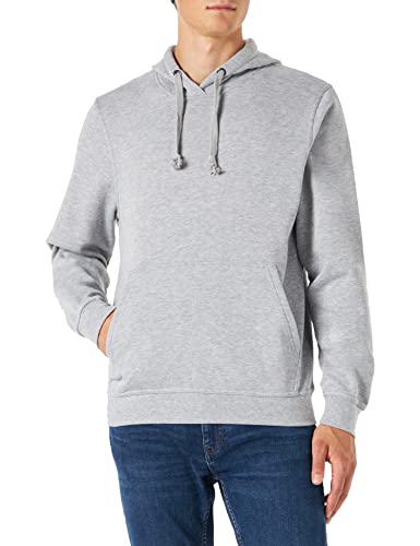 CliQue Herren Basic Kapuzenpullover, Grau (Grau), meliert, XL von Clique