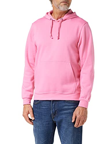 CliQue Herren Basic Hoodie, Pink (Bright Pink), M von Clique