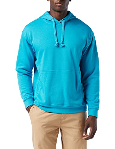 CliQue Herren Basic Kapuzenpullover, türkis, L von Clique