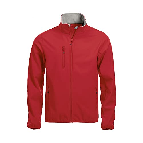 Clique - Herren Basic Softshelljacke / rot (35), M von Clique