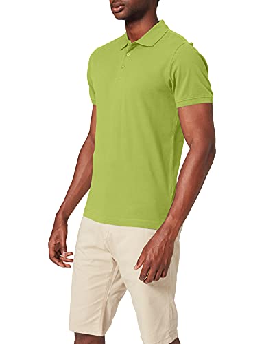 CliQue Herren Classic Lincoln Polo Polohemd, Grün (hellgrün), 3XL von Clique