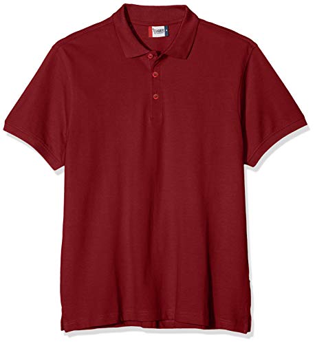 CliQue Herren Classic Lincoln Polo Polohemd, Rot (Burgunderrot), L von Clique