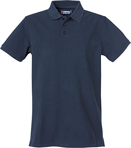 CliQue Herren Heavy Premium Polo Poloshirt, Blau (Dark Navy 580.0), X-Large von Clique