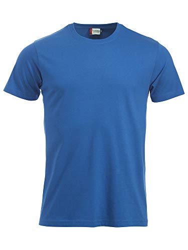 CliQue Herren New Classic T-Shirt, Blickdicht, Blau (Königsblau), L von Clique