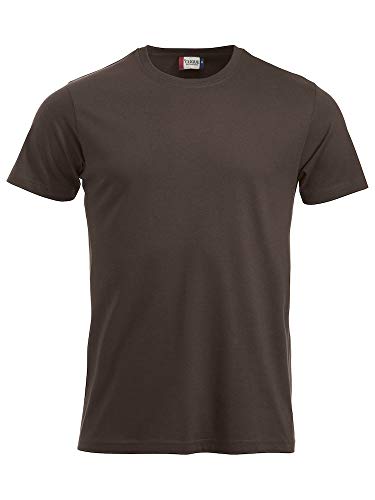 CliQue Herren New Classic T-Shirt, Braun (Dark Mocca), XL von Clique
