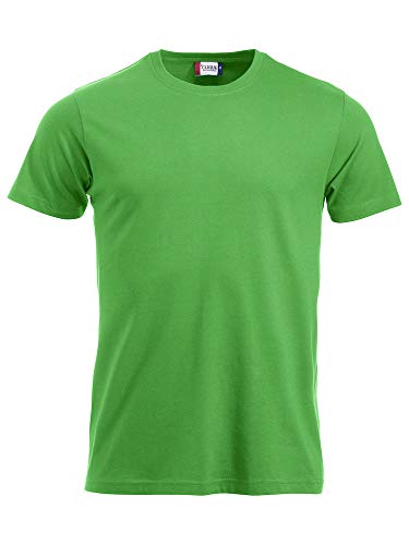 CliQue Herren New Classic T-Shirt, Green (Apple Green), S von Clique