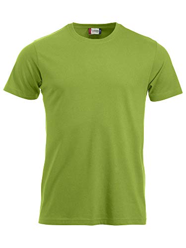 CliQue Herren New Classic T-Shirt, Grün (hellgrün), L von Clique