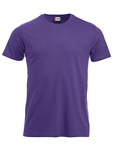 CliQue Herren New Classic T-Shirt, Lila (hellflieder), M von Clique