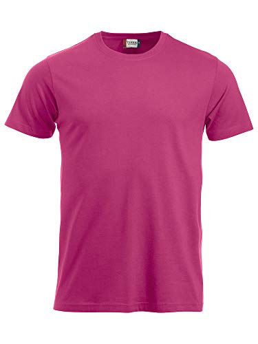 CliQue Herren New Classic T-Shirt, Pink (Bright Cerise), 3XL von Clique