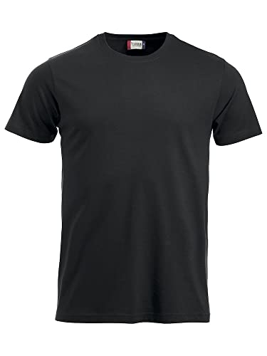 CliQue Herren New Classic T-Shirt, Schwarz, L von Clique