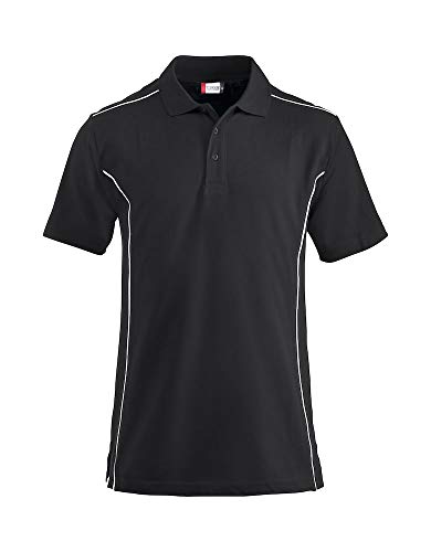 CliQue Herren New Conway Polo Shirt Polohemd, Schwarz, XXL von Clique