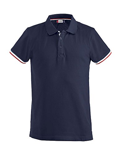 CliQue Herren Newton Polohemd, Blau (Dunkles Marineblau), M von Clique