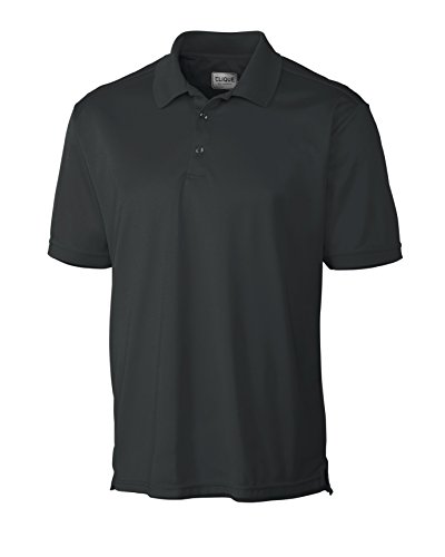 Clique Herren Oslo Pique Polo - Schwarz - 5X-Groß von Clique