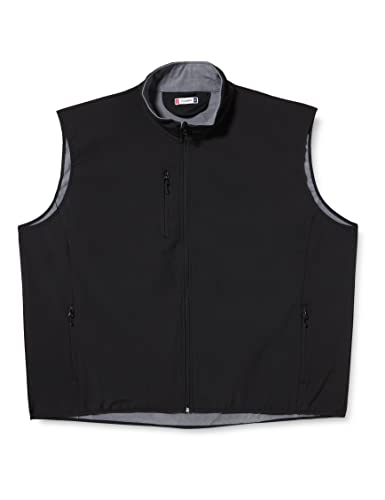 CliQue Herren Softshell Vest Gilet Outdoor Weste, Schwarz, M von Clique