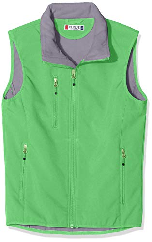 CliQue Herren Softshell Vest Gilet Outdoor Weste, Grün (Apfelgrün), XXL von Clique