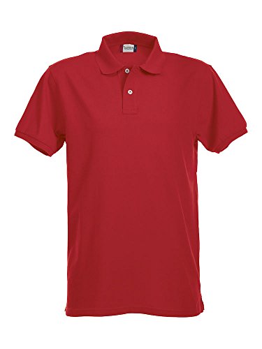 CliQue Herren Premium Polo Shirt Poloshirt, Rot (Red 35), XL von Clique