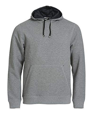 Clique Kapuzensweat Classic Hoody Herren NEU, Wähle Deine Größe:L, Wähle Deine Farbe:grau meliert von Clique