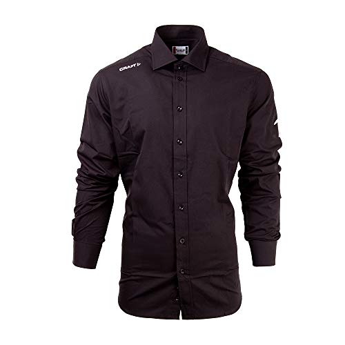 SG Dynamo Dresden Herren-Freizeithemd 'D' schwarz, Größe:XL von Clique