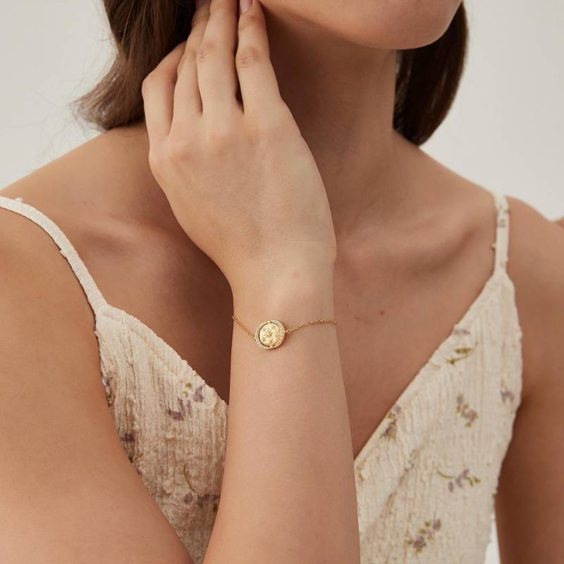 Hochwertiges Sternbild Armband, 925 Sterling Silber, 18K Vergoldet, Geschenk Für Sie von CliviaJewelry