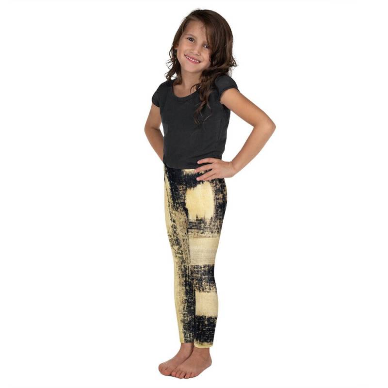 Abstraktes Goldmuster Kinder Leggings Mädchen Activewear von CliziaShop
